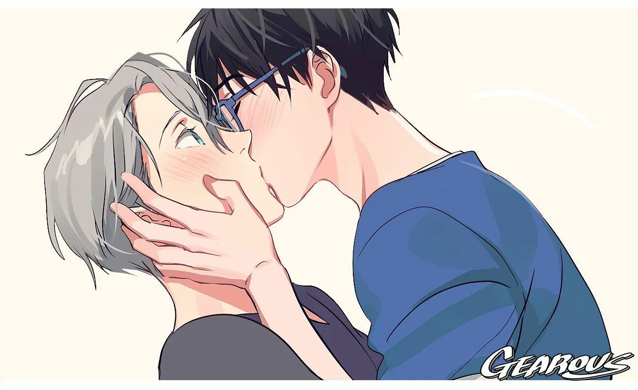 Yuri on his computer for two