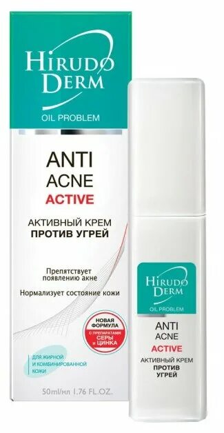 крем "hirudo derm" anti acne против угрей 50мл. актив дерм. Hirudo active крем для лица. либридерм сарацин актив крем точечного нанесения. джи дерм.