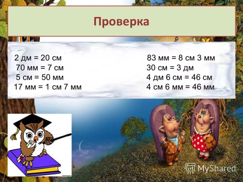 3 дм 40 мм в см