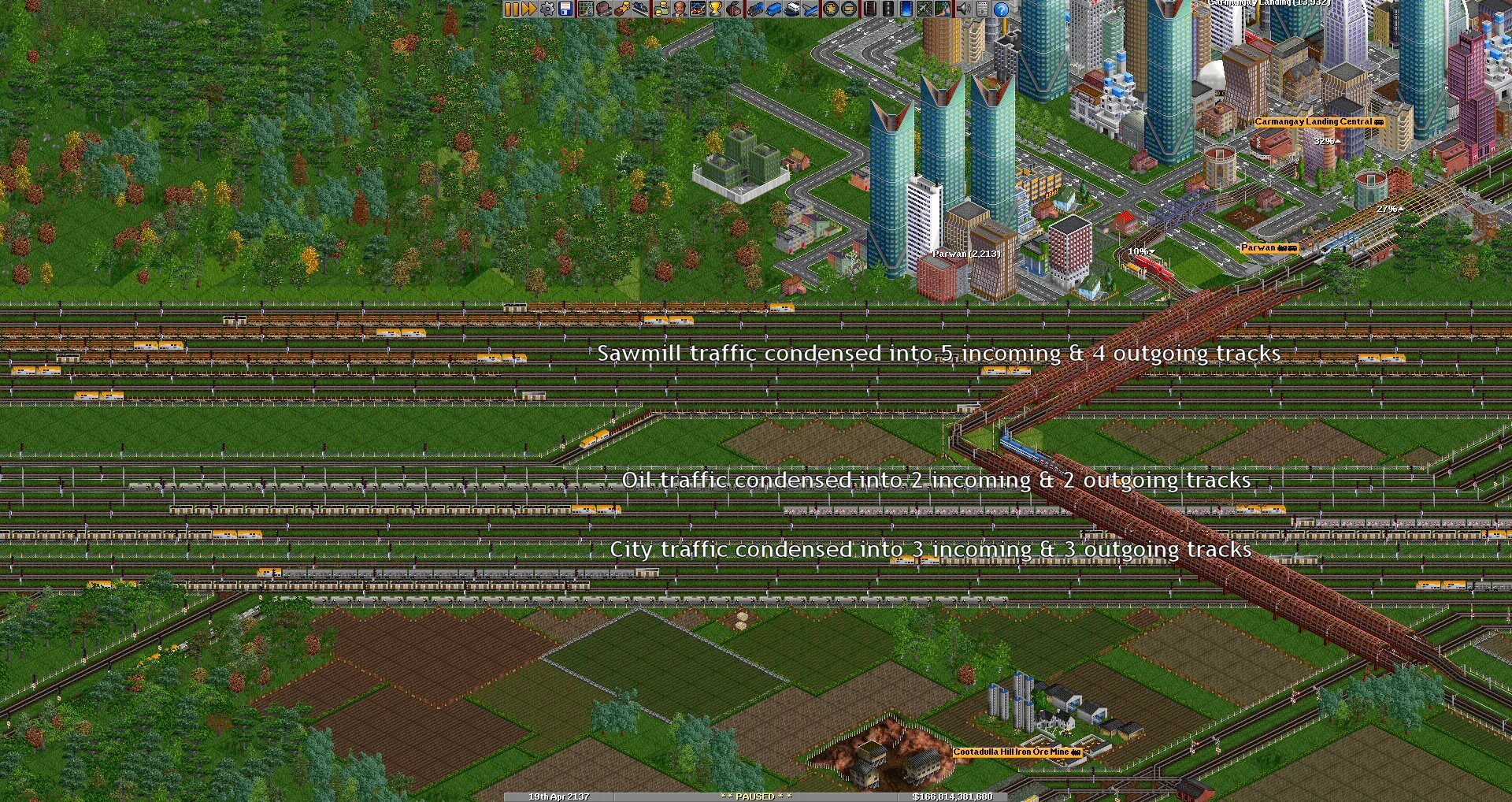 Ttd values ep. Transport Tycoon Deluxe 1995. OPENTTD железная дорога. Железная дорога в open TTD. OPENTTD развязки.