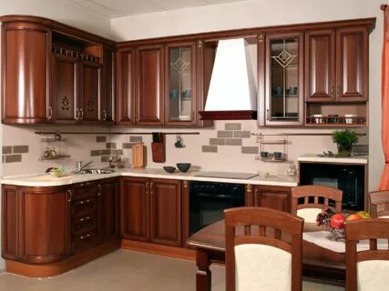 Кухонный гарнитур недорого из массива дерева