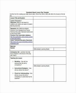 Education lesson plan