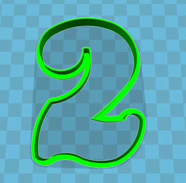 Цифра 2 формата а3. Цифра 2 формата а3