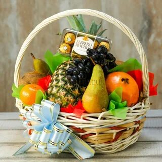 Корзина с фруктами в подарок учителю