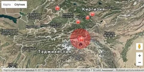 Карта таджикистан через спутник онлайн 2020