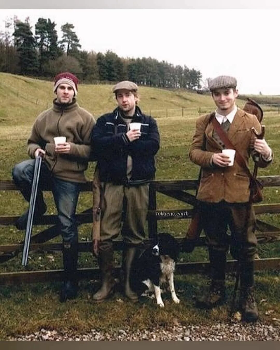 Three hunter