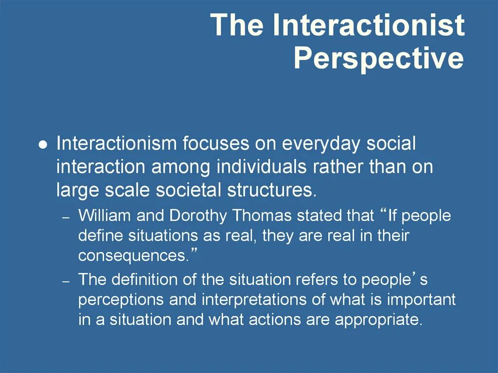 Situation definition