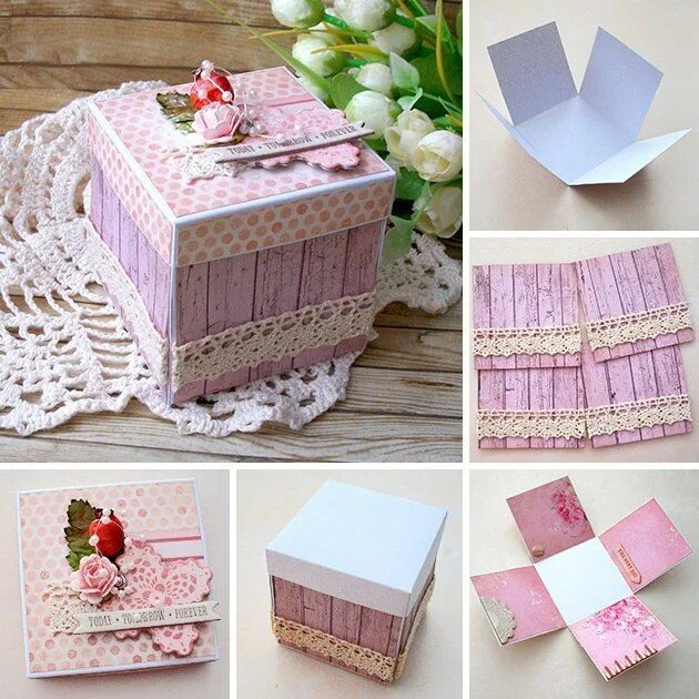 коробки для бумажных сюрпризов. скрапбукинг коробки. коробочка мэджик бокс мастер класс. коробочка с сюрпризом. красивые коробки для украшений.