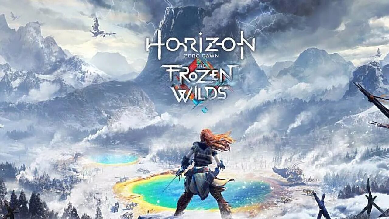 Разработчик horizon. Horizon Frozen Wilds. Zero Dawn дополнение. Horizon дополнение. Horizon Zero Dawn: the Frozen Wilds.