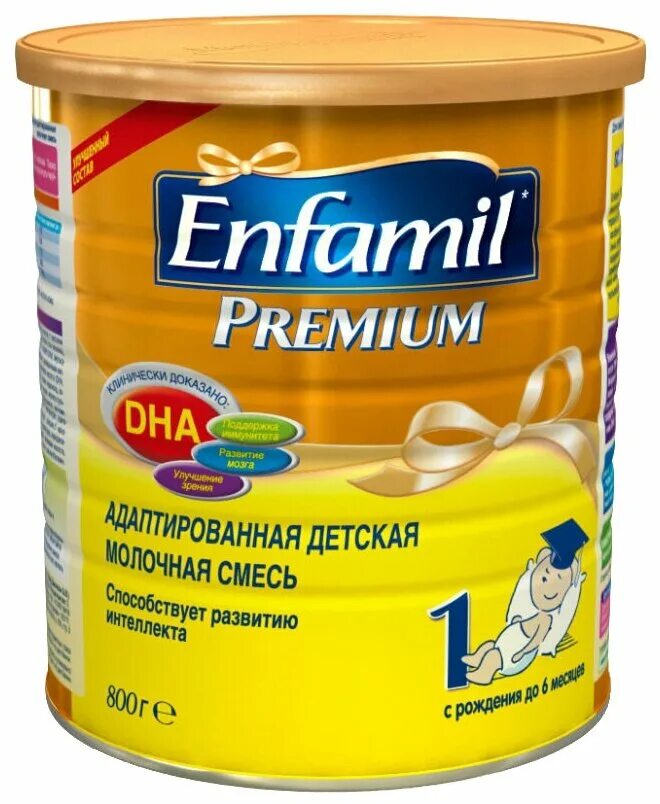 Хорошая смесь с 6 месяцев. Смесь Enfamil Premium 1 (c рождения до 6 месяцев) 800 г. Энфамил смесь для новорожденных. Энфамил премиум смесь состав. Энфамил Лактофри.