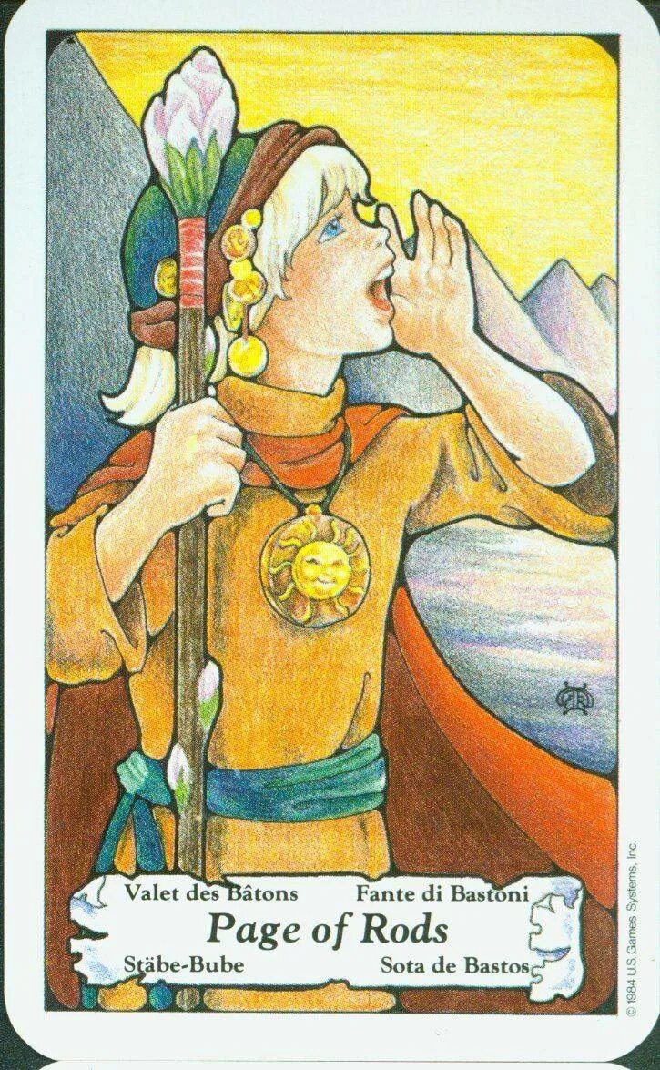 Карта таро уэйта паж посохов. Паж жезлов таро уэйта. Паж жезлов таро карта дня. Таро райдер уэйт пажи. Карты таро уэйта паж жезлов.