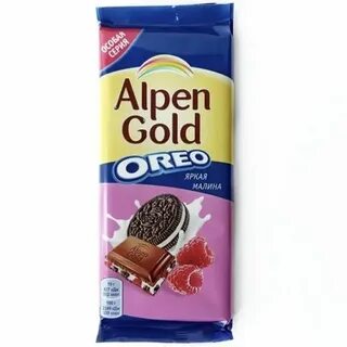 Шоколад alpen gold oreo молочный