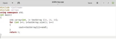 Std pair