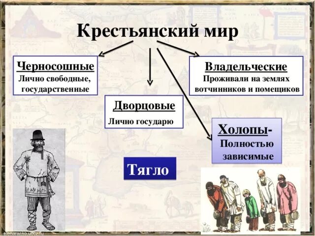 Охарактеризуйте основные категории крестьян на руси. Схема категории крестьян. Государственные крестьяне. Разновидности крестьян. Типы крестьян в России.