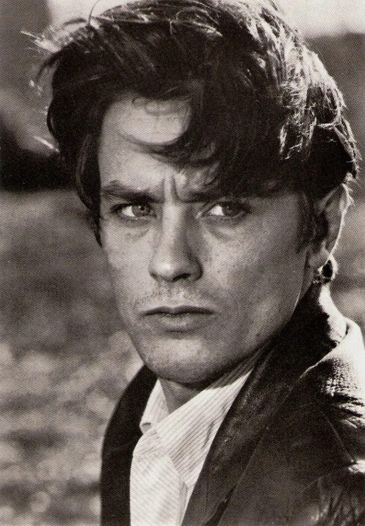 Alain Delon в молодости. Делон годы жизни