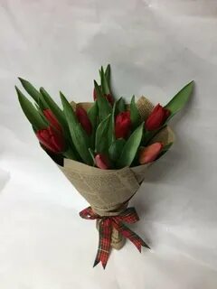 Букет из 9 тюльпанов
