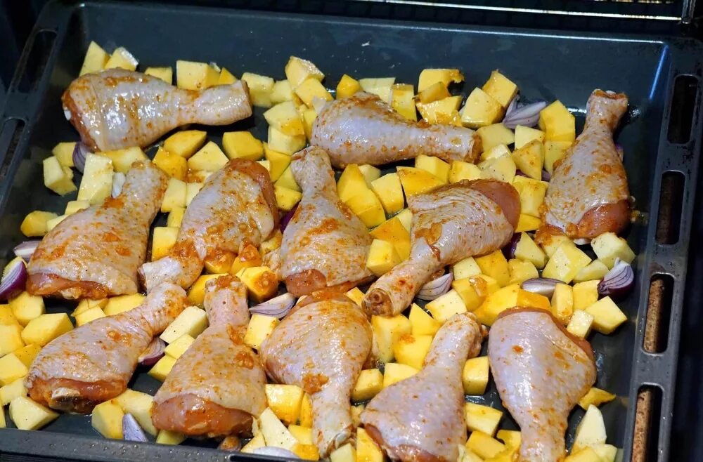 Как вкусно запечь куриную голень в духовке. Как вкусно запечь куриную голень в духовке