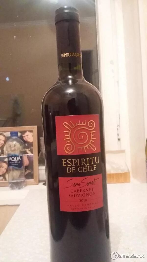 Отзыв о Вино красное полусладкое "Espiritu De Chile" богатый оттенками