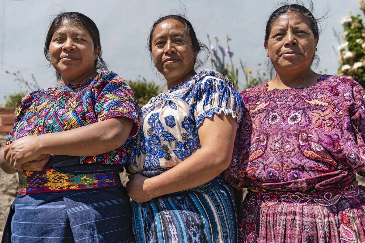 Tz'utuhil Maya girls in Panabaj, Guatemala A visit at a sc. Flickr