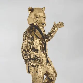 Зеркальный лев