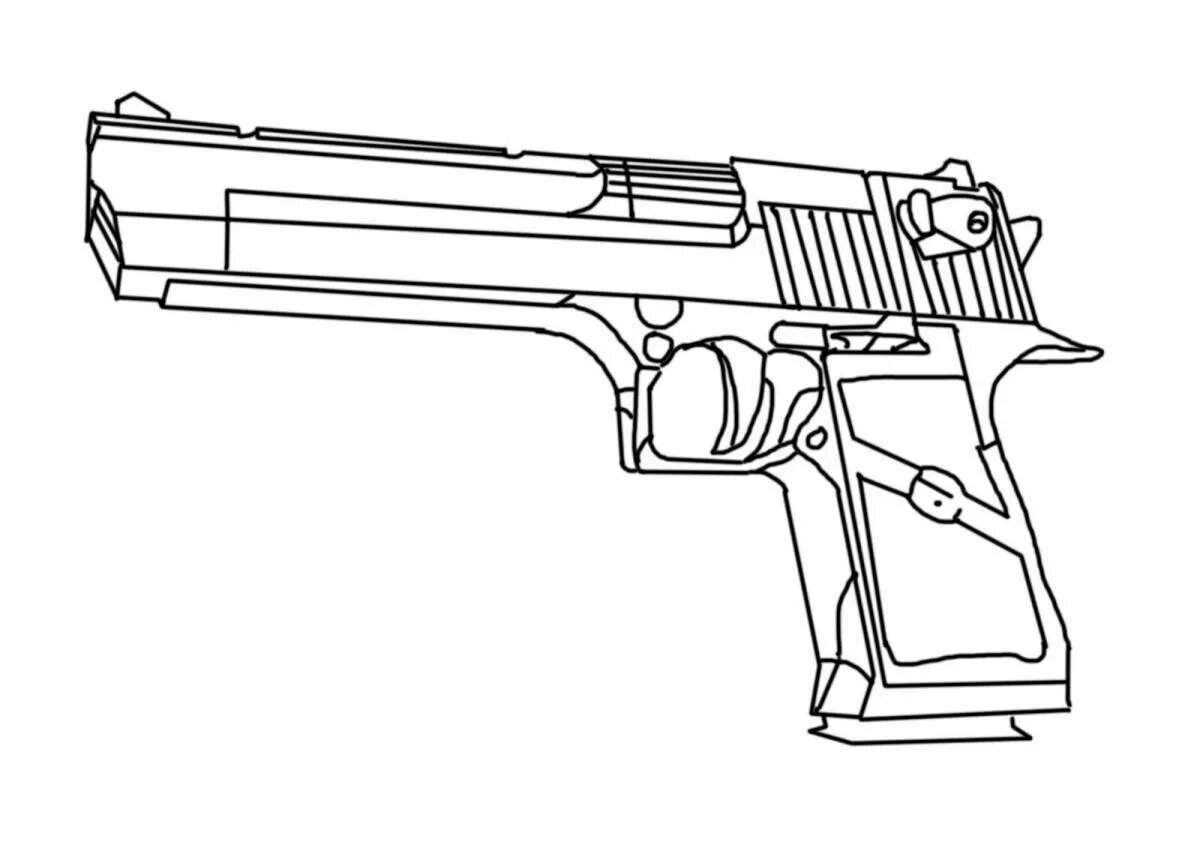 Дезерт игл 357 Магнум чертеж. Чертёж пистолета Desert Eagle. Беретта м9 раскраска. Раскраска стандофф оружие