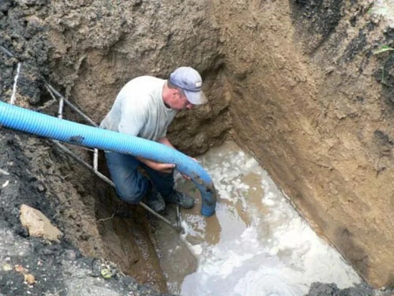 Насос для откачки грунтовых вод из котлованов. Насосы для водопонижения и водоотлива 4 квт. Зумпф водопонижение. Откачка котлована. Откачка котлована.