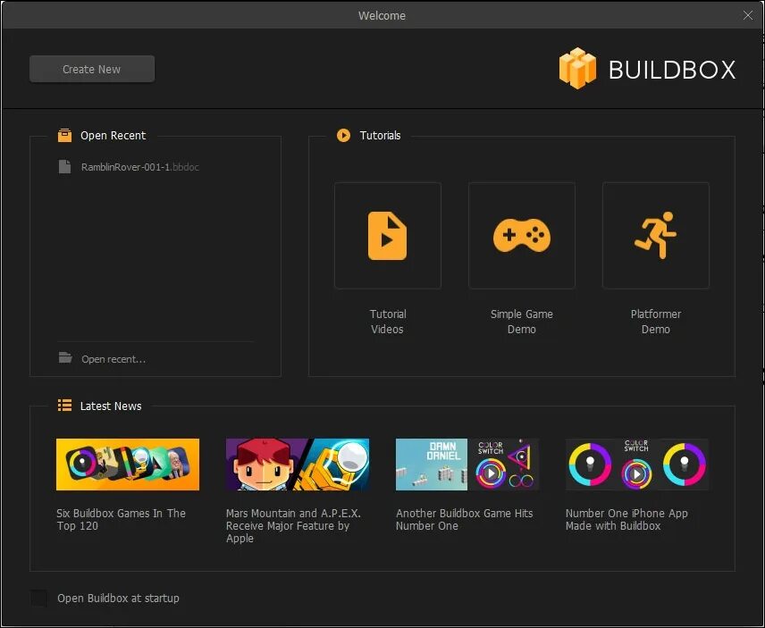 Box builder. Build box. buildbox.