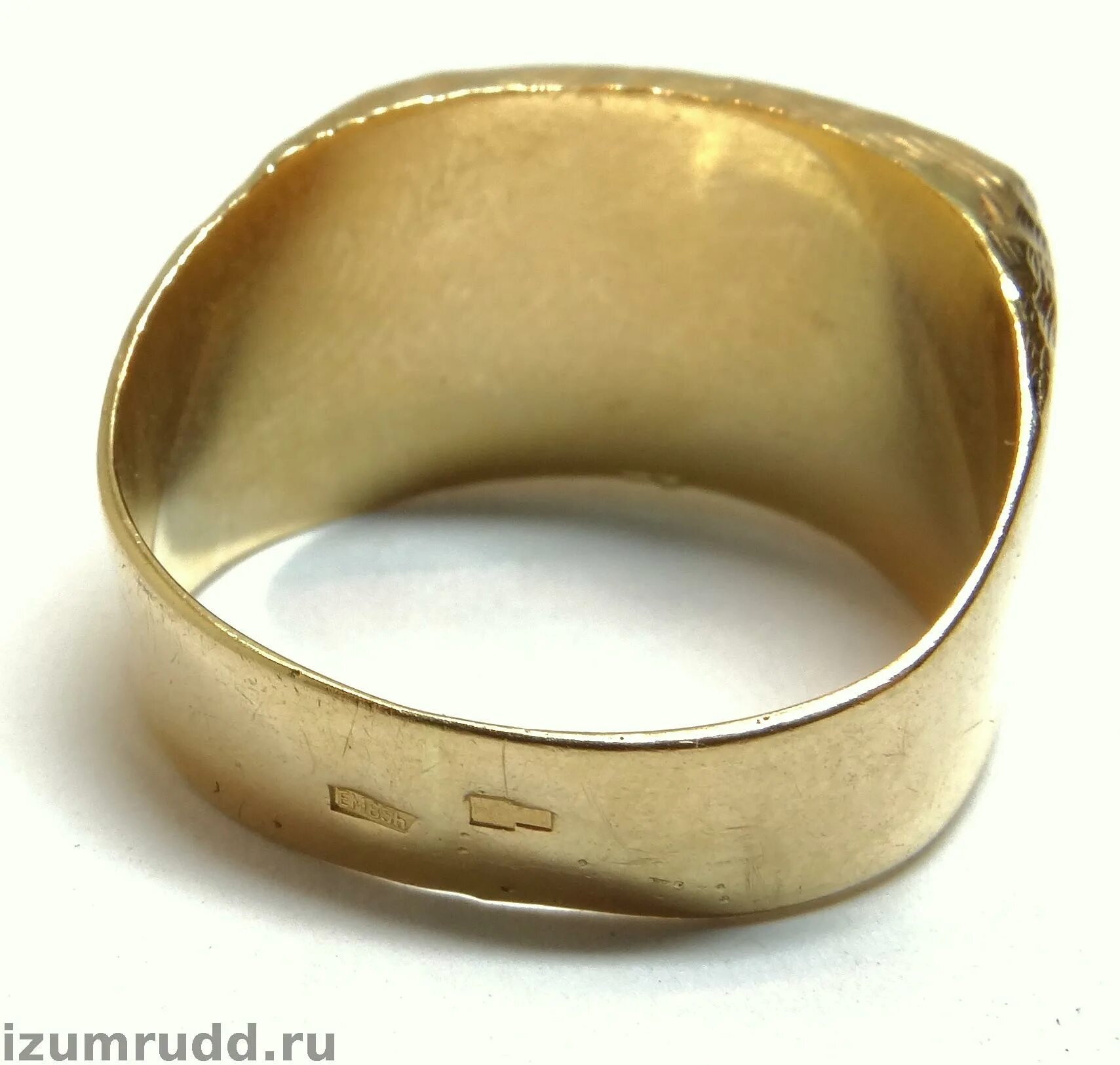 Мужское кольцо 585 проба. Печатка Рондоль 585. Золотой перстень 585 проба 14к.