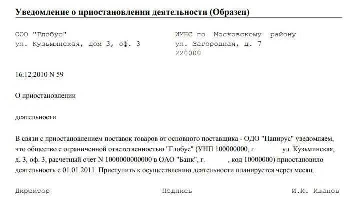 Приостановление деятельности некоммерческой организации. Приказ о приостановке деятельности предприятия образец. Письмо о приостановлении деятельности. Письмо о приостановлении деятельности ООО образец. Письмо о приостановке деятельности организации образец.