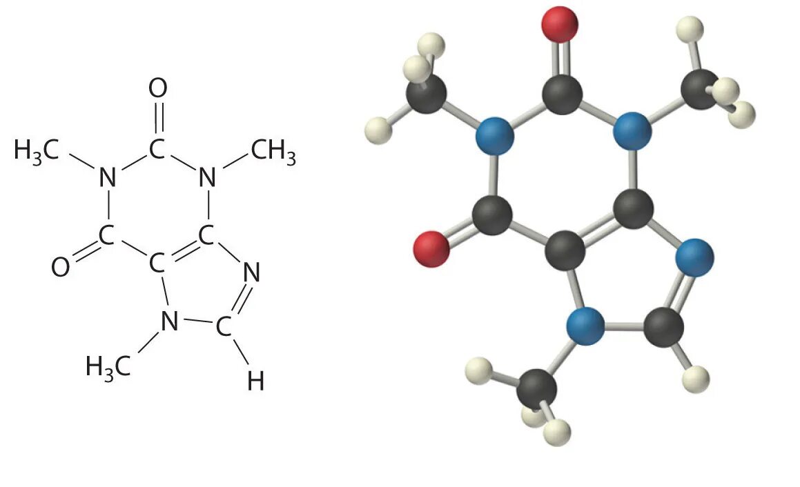C5h10o4. Молекула кофеина формула. Кофеин структурная формула. Строение кофеина. Кофеин химическая структура.