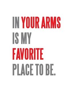 I was i your arms