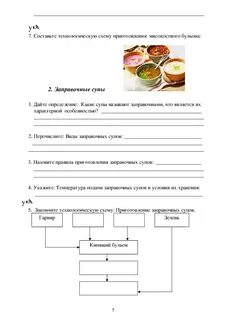 Технологическая карта бульон