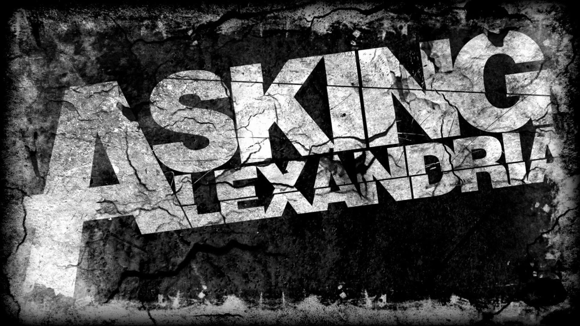 Expect asking. Аскинг Александрия. Аскинг Александрия надпись. Asking Alexandria логотип группы. Фон для рабочего стола рок.