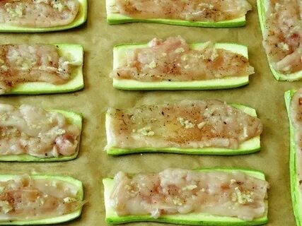 Кабачки филе курицы сыр