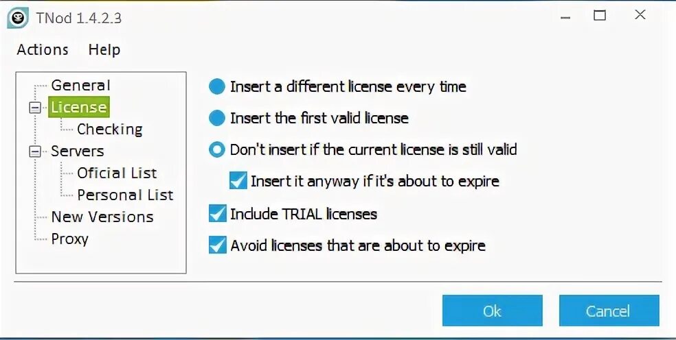 User or password error