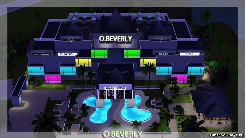симс 3 общественные участки
