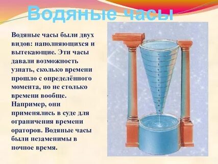 Картинки часов водяные