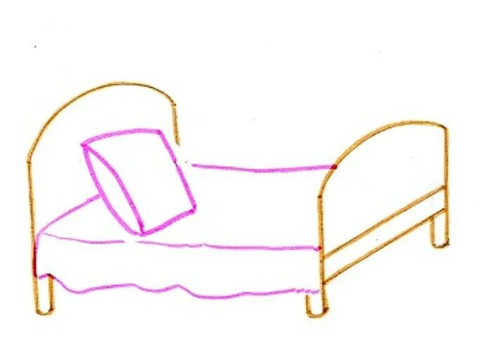 Кровать рисунок для детей. Кровать раскраска. Нарисовать кровать для детей. Кровать референс вид сбоку. Кровать раскраска.