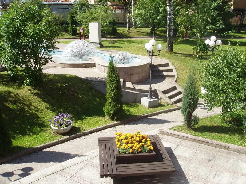 В зоне благоустроенный