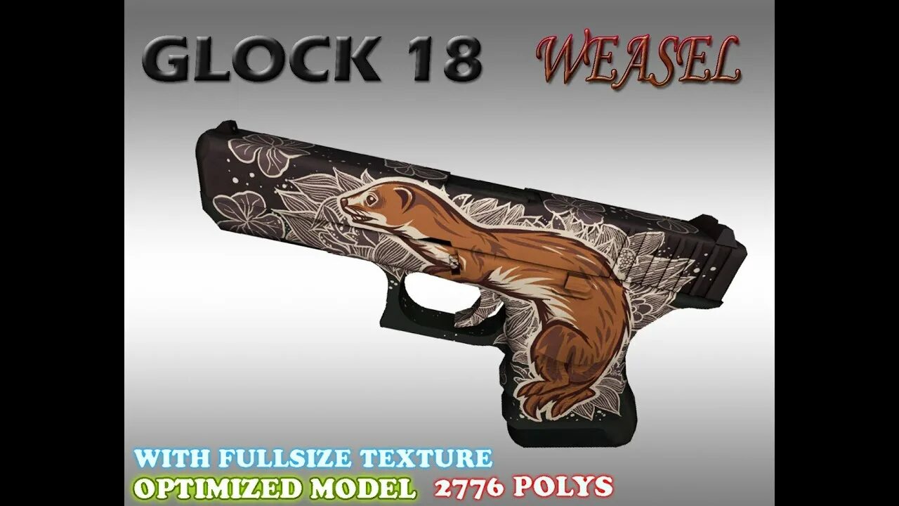 Glock 18 ласка. Глок weasel. скины на глок в кс го ласка. glock-18  weasel.