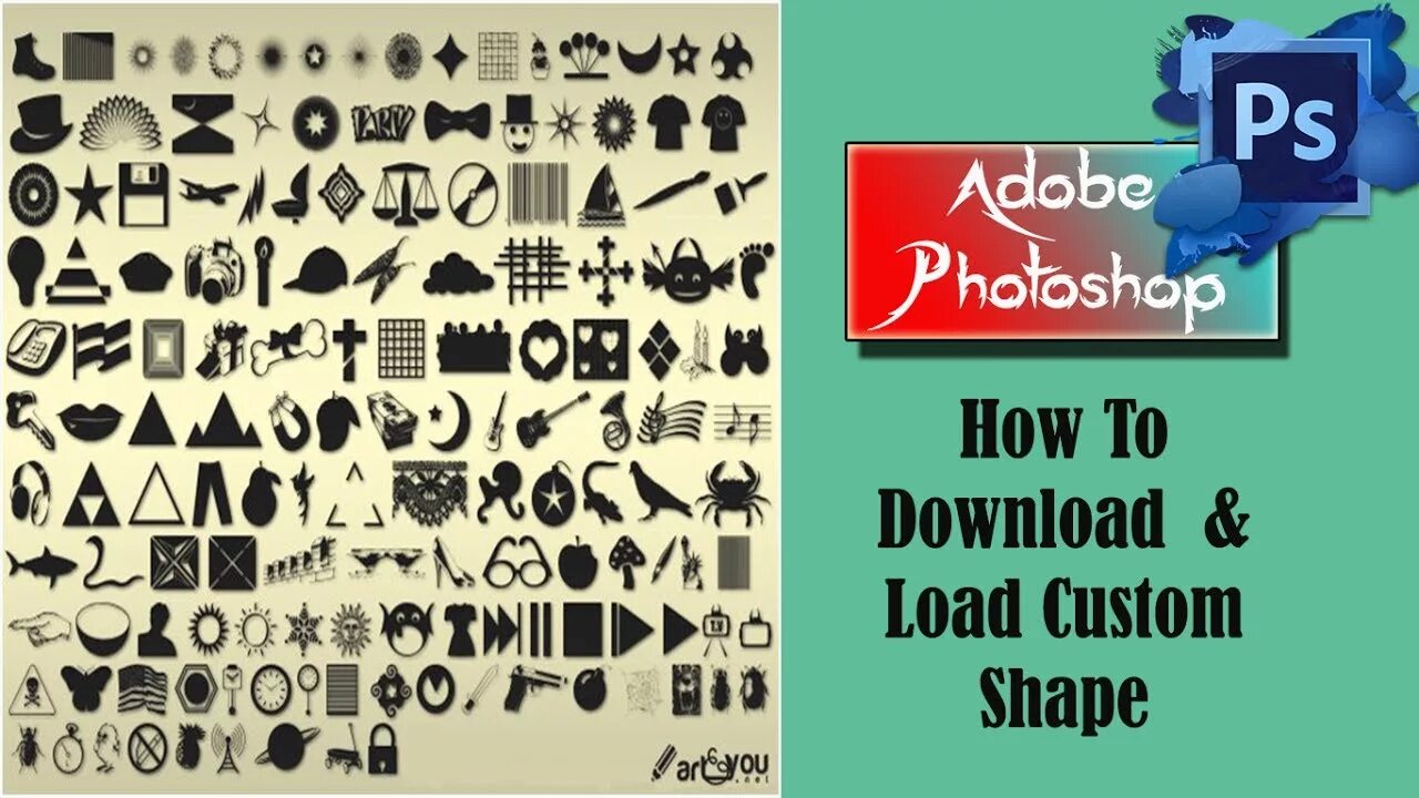 Load shapes. Custom shapes. шейп для фотошопа. lazy shape. photoshop custom shapes.