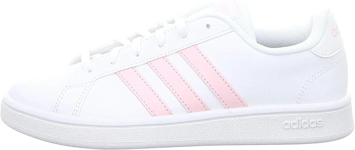 Адидас с розовыми полосками. Adidas Neo Grand Court Base белый. Adidas Neo Grand Court. Adidas Neo Grand Court k. Adidas Grand Court розовые.