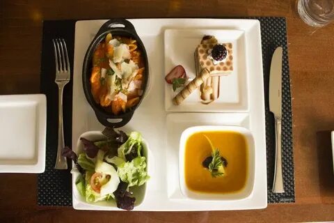 Four course meal