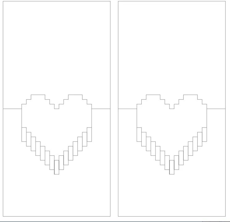 Схемы объемного сердца. Объемная открытка сердце. Трафареты для объемных открыток. Объемная валентинка. Объемное сердце трафарет.