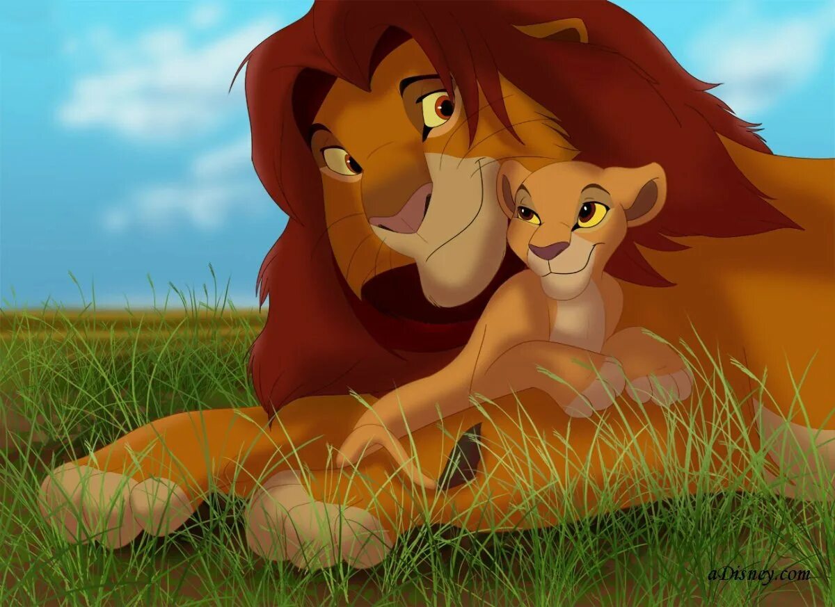 Король Лев Симба. Король Лев 2 Киара. Simba and Kiara. Отец симба из мультфильма король лев