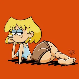 lori loud, nickelodeon, the loud house, simple background, 1girls, ass, ass...