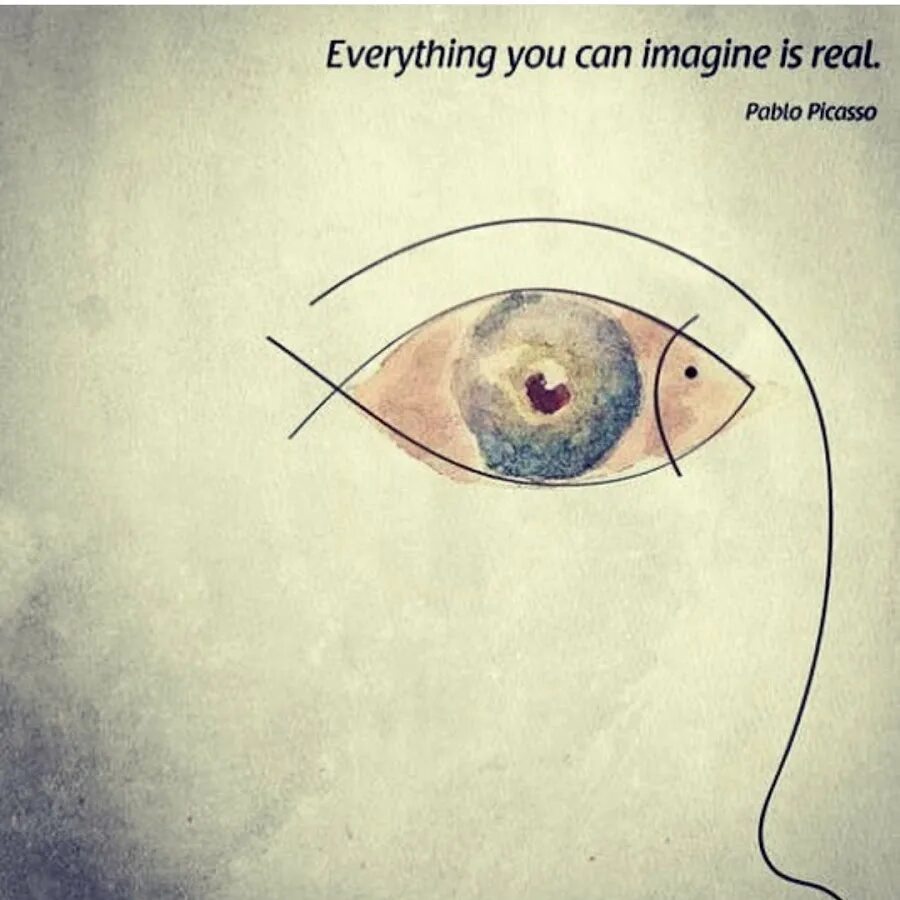 Everything imagine. Everything you can imagine is real тату.