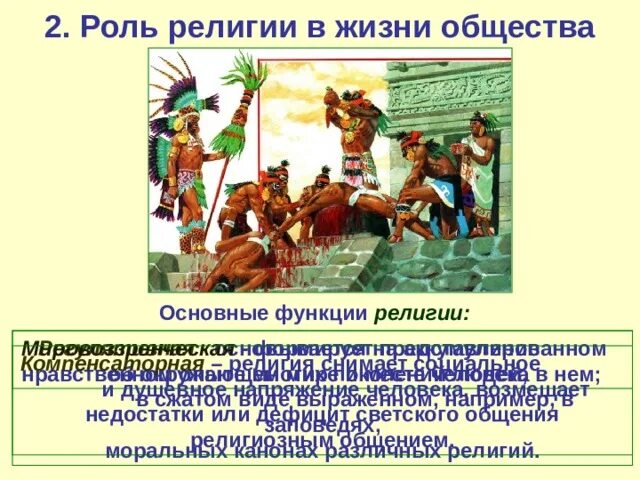 Роль религии в жизни общества 8 класс. Роль религии в жизни общества 8 класс