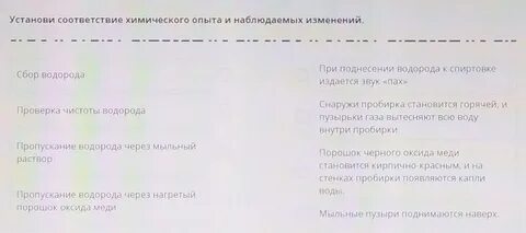 Химия соответствие