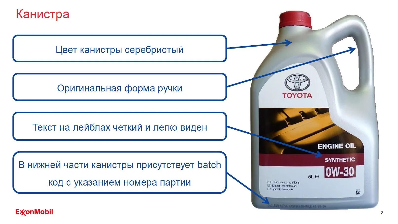 Моторное масло 5w40 синтетика Тойота.